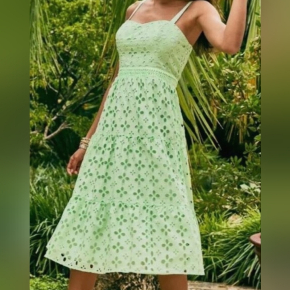 💚 HTF NWT Lilly Pulitzer Majorie Eyelet Dress 16